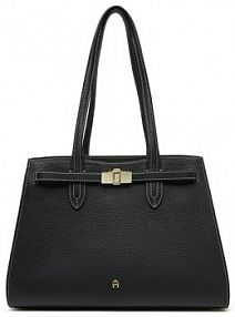 Torebka shopperka Aigner czarna