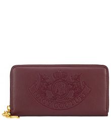 Portfel Juicy Couture bordowy damski