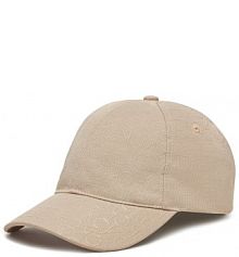 Czapka z daszkiem Calvin Klein szara damska