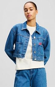 Kurtka jeansowe Karl Lagerfeld  niebieska damska A2W14041