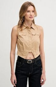 Koszula Gaudi  beżowa damska 511FD45009