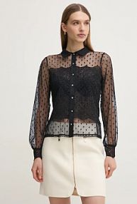 Koszula z długim rękawem Morgan czarna TEDEN