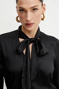 Bluzka Fracomina  czarna damska FS25ST1001W73