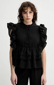 Bluzka MUNTHE  czarna damska 251104325132