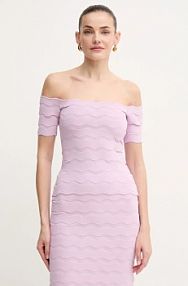 Bluzka Herve Leger  fioletowa damska SCJ1513588