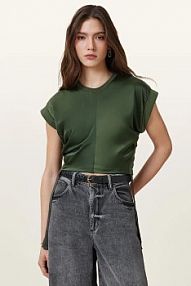 Bluzka AllSaints  zielona damska W054JC