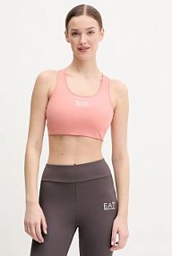 Biustonosz sportowy EA7 Emporio Armani  pomarańczowy AF12625.7W000