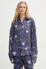 Koszula z długim rękawem The Sleeper granatowa HC2404OS