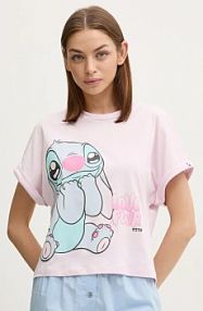 Piżama United Colors of Benetton  różowa damska 30963M07C