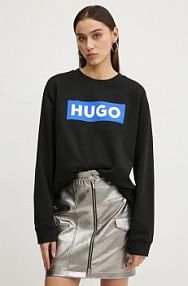 Bluza przez głowę HUGO Blue czarna 50522425