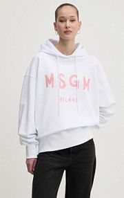 Bluza przez głowę MSGM biała 3841MDM515.25