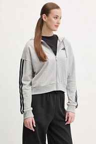 Bluza rozpinana Adidas  szara damska JE0055