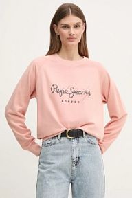Bluza przez głowę Pepe Jeans  różowa PL581467