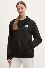 Bluza rozpinana EA7 Emporio Armani  czarna damska AF12116.7X000