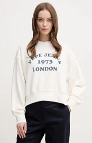 Bluza przez głowę Pepe Jeans  biała PL581487