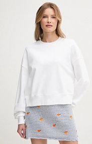 Bluza przez głowę United Colors of Benetton  biała 3UNID109A