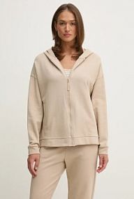 Bluza rozpinana United Colors of Benetton  beżowa damska 3UNID500R