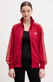Bluza rozpinana adidas Originals  czerwona damska JP2295