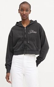 Bluza rozpinana Guess Originals  czarna damska W5RQ13.K68I1