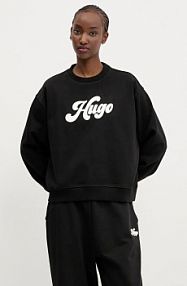 Bluza przez głowę HUGO  czarna 50541169