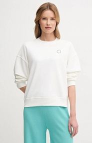 Bluza przez głowę United Colors of Benetton  biała 31NB3M07K