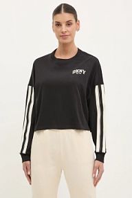 Longsleeve DKNY  czarny damski DP5T1226