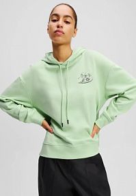 Bluza przez głowę Karl Lagerfeld  zielona A2W20058