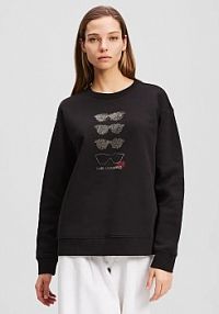 Bluza przez głowę Karl Lagerfeld  czarna A2W20068