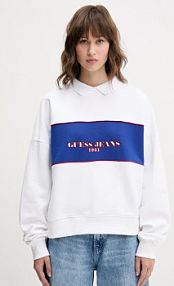 Bluza przez głowę Guess Jeans  biała W5GQ17.K68I4