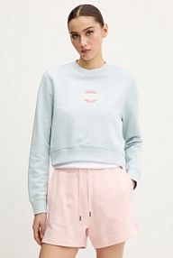 Bluza przez głowę Guess Jeans  niebieska W5GQ20.K68I4