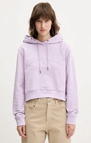 Bluza przez głowę Guess Jeans  fioletowa W5GQ22.K68I4