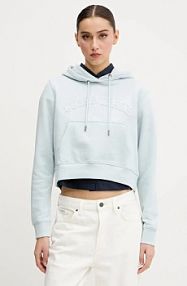 Bluza przez głowę Guess Jeans  niebieska W5GQ22.K68I4