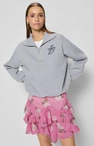 Bluza przez głowę BIZUU TANSY.szara.SS25 szara
