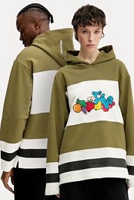 Bluza przez głowę Inbetweeners  zielona S5TWUAHS033