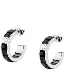 Kolczyki Karl Lagerfeld  srebrne KLAYC37