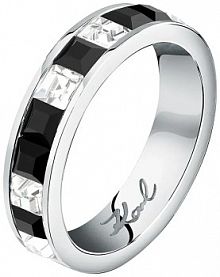 Pierścionek Karl Lagerfeld  srebrny KLAYC49