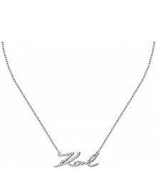 Naszyjnik Karl Lagerfeld  srebrny KLAYD04