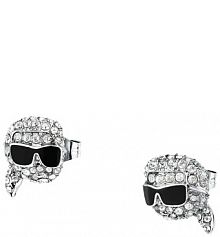 Kolczyki Karl Lagerfeld  srebrne KLAYD20