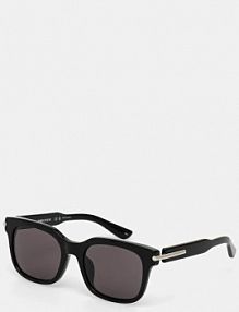 Okulary alexander mcqueen  czarne damskie AM0496SA