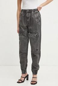 Spodnie eleganckie Diesel  szare damskie A17383.0NJBP