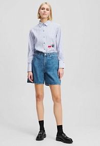 Szorty jeansowe Karl Lagerfeld  niebieskie A2W10151