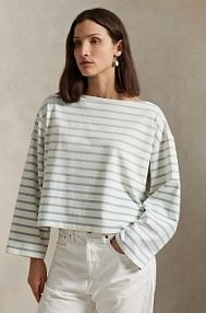 Longsleeve Polo Ralph Lauren  niebieski damski 211959103