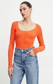 Sweter pinko  pomarańczowy damski 104809.A1KW