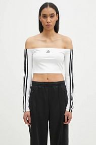 Longsleeve adidas Originals  biały damski JD0275