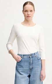 Longsleeve Weekend Max Mara  biały damski 2515971021600