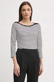 Longsleeve United Colors of Benetton  biały damski 30YSD109W