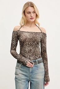 Bluzka Miss Sixty  beżowa damska 6S1SJ52200