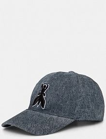 Czapka z daszkiem PATRIZIA PEPE  szara damska 8F1650.D1WZN