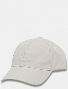 Czapka z daszkiem Calvin Klein Jeans  szara damska LV04K5024G