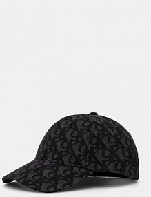 Czapka z daszkiem Calvin Klein Jeans  czarna damska LV04K5058G